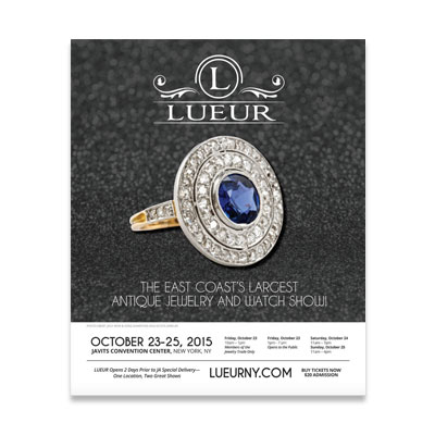 LUEUR show ad in InStore magazine